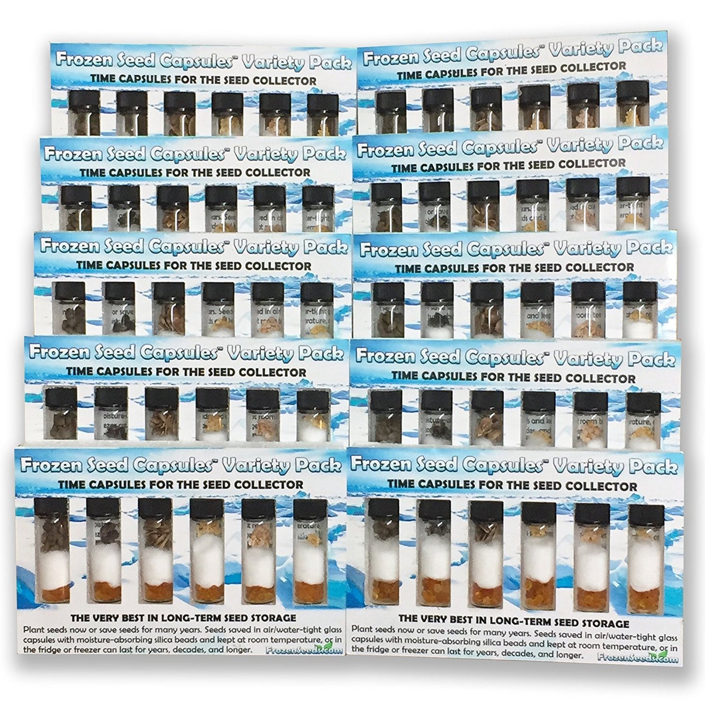 Frozen Seed Capsules 60 Pack Rare Medicinal Herb Garden Seed Variety