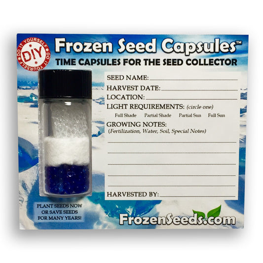 Frozen Seed Capsules™ 'Do-It-Yourself' DIY Medium Seed Storage Capsules - Ideal for Small Seeds - The Very Best in Proper Long-term Seed Storage